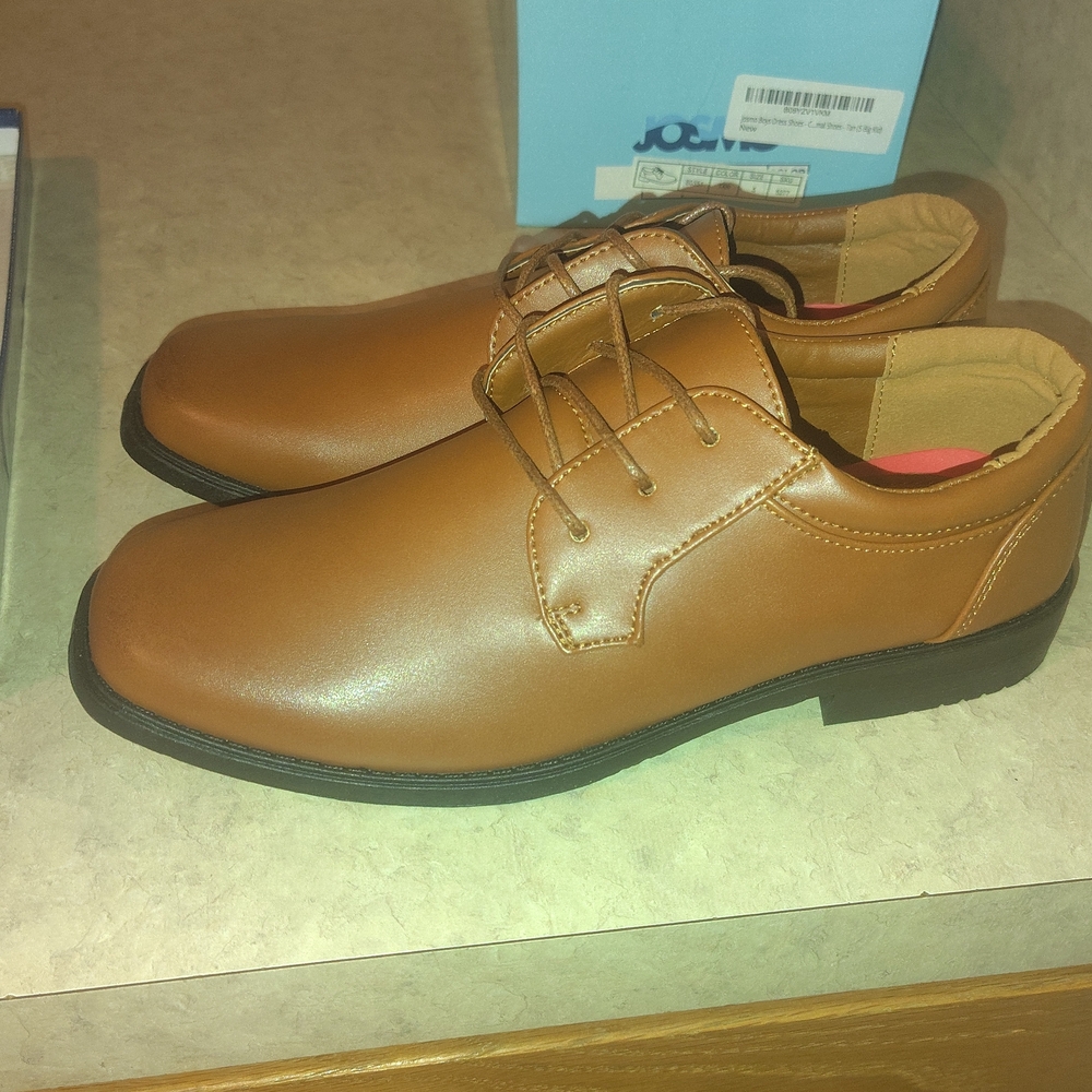 Josmo Brown Kids Dress Shoes